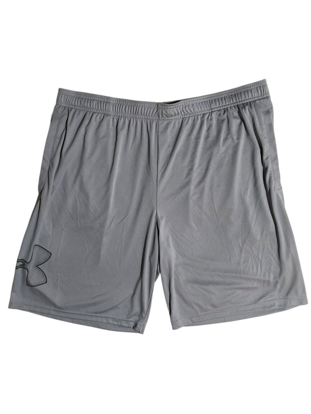 Under Armour Tech Graphic Shorts XL Gray 10in Loose Fit Gym Running Pockets NWT